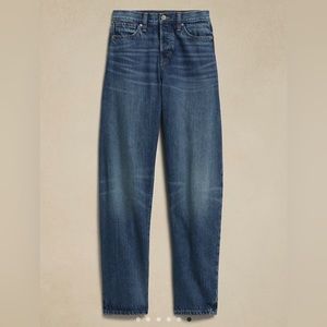 Banana Republic Barrel Jean Size 32 Regular Medium Wash